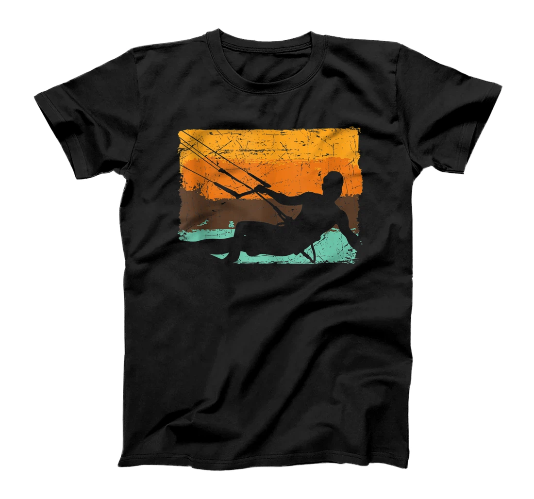 Personalized Surfing Retro Kiteboarding Kitesurfer Surfer Kitesurfen T-Shirt, Women T-Shirt