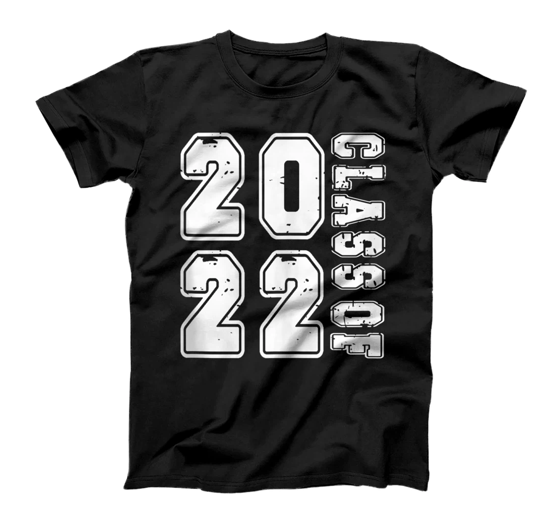 Personalized Class of 2022 Graduation Senior Varsity Letters Gift T-Shirt, Women T-Shirt