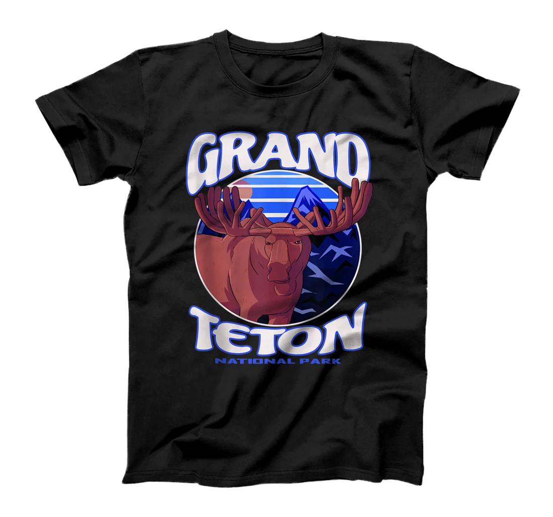 Personalized Grand Teton National Park Wyoming Moose T-Shirt, Women T-Shirt