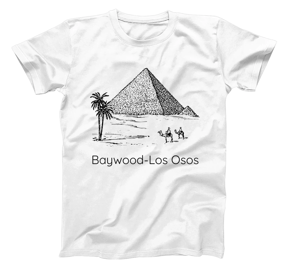Personalized Funny Pyramid Baywood-Los Osos CA Bad Geography Joke T-Shirt, Women T-Shirt