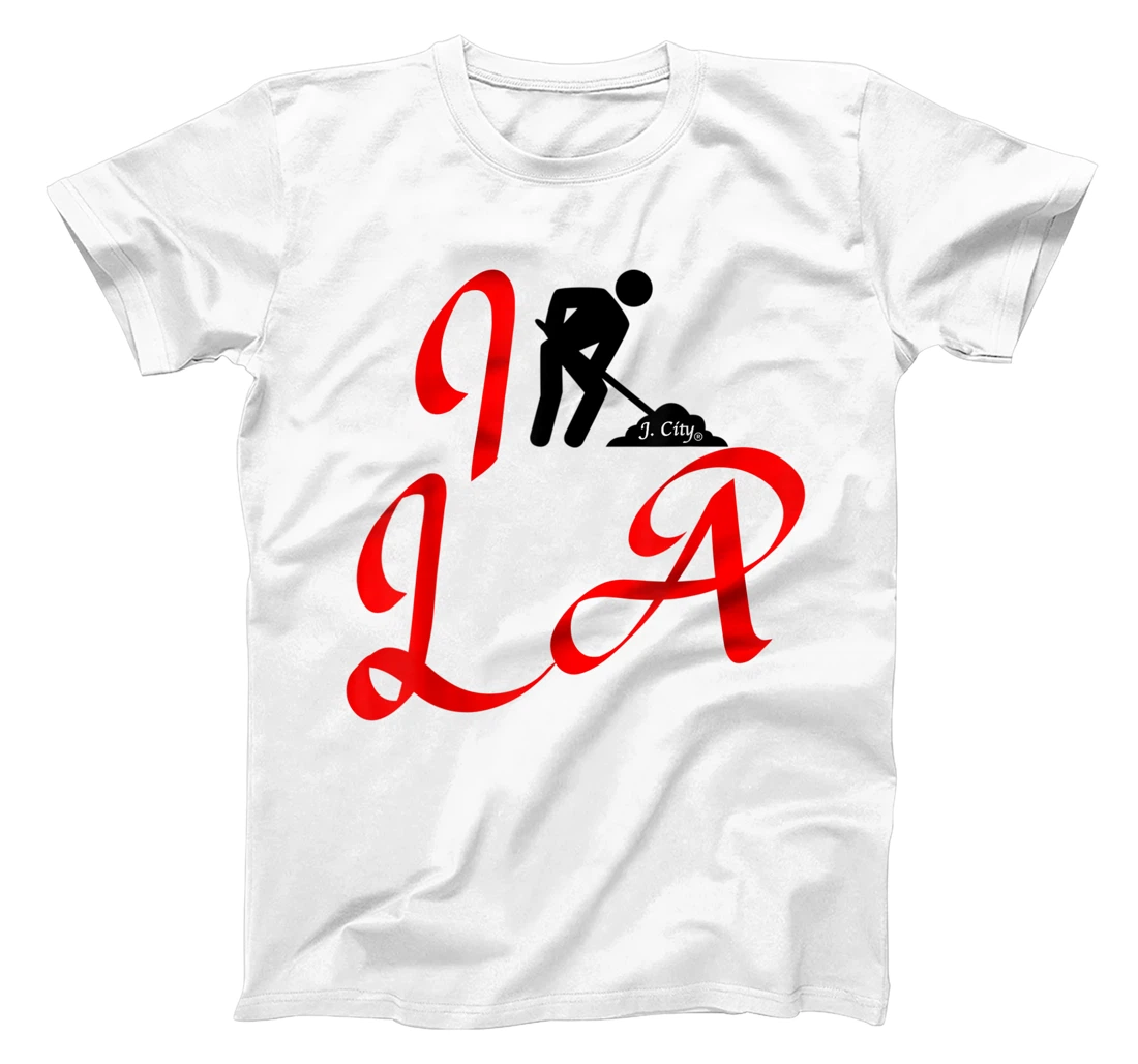 Personalized I Dig Los Angeles T-Shirt, Women T-Shirt