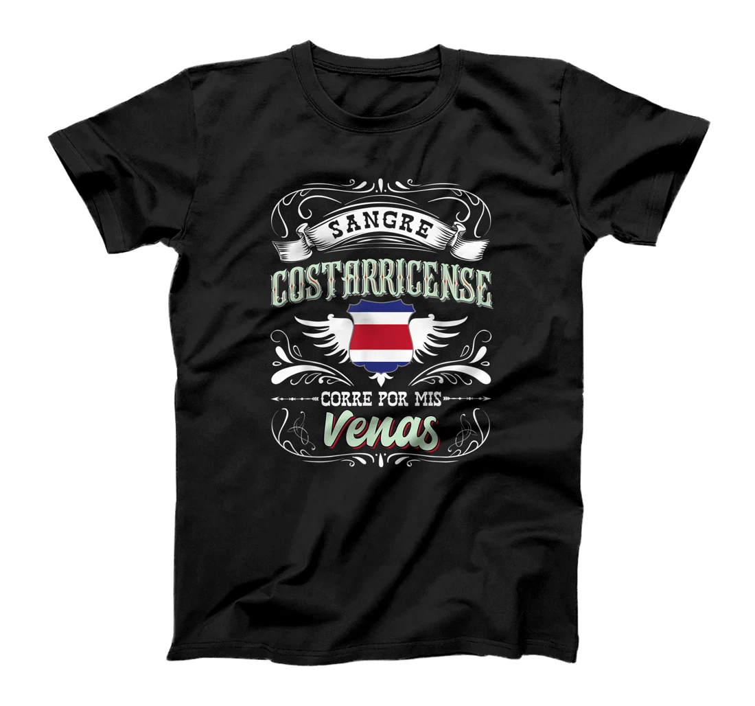 Personalized Camisa Costa Rica Sangre Costarricense Corre Por Mis Venas T-Shirt, Kid T-Shirt and Women T-Shirt