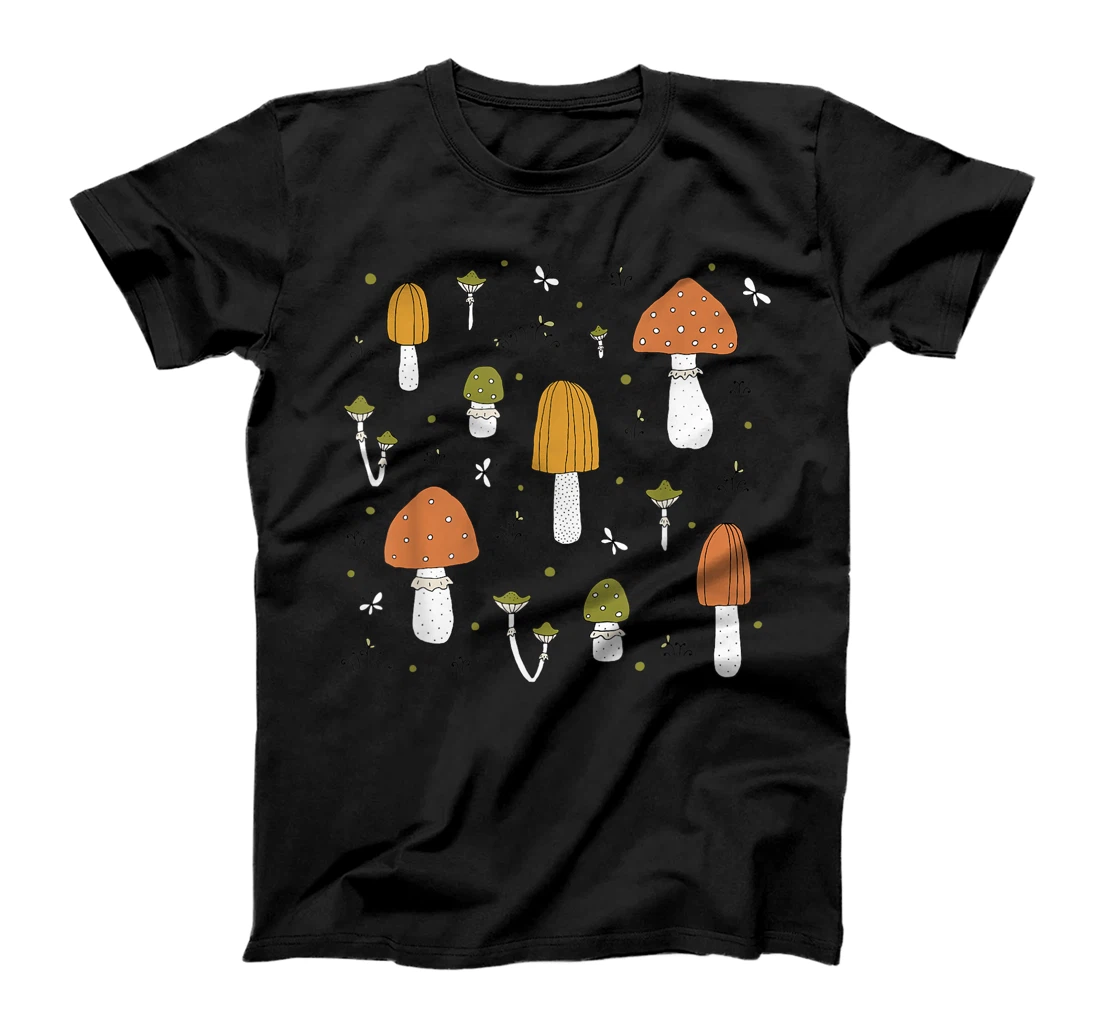 Personalized Dark Academia Mushroom Goblincore Cottagecore Aesthetic T-Shirt, Kid T-Shirt and Women T-Shirt
