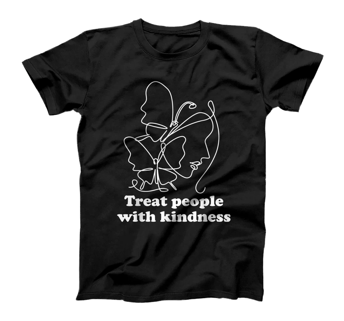 Personalized Treat People With Kindness Butterfly T-Shirt, Kid T-Shirt and Women T-Shirt