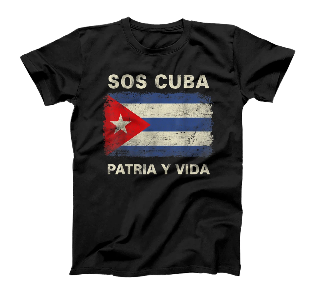 Personalized Cuba Libre Cuban Flag Cuban Freedom Movement Patria Y Vida T-Shirt, Kid T-Shirt and Women T-Shirt