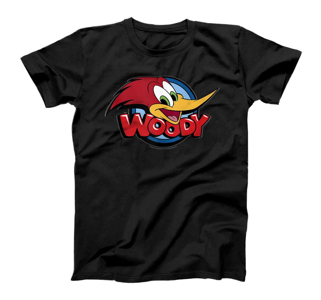 Personalized Woody Woodpecker Big Face Logo T-Shirt, Women T-Shirt