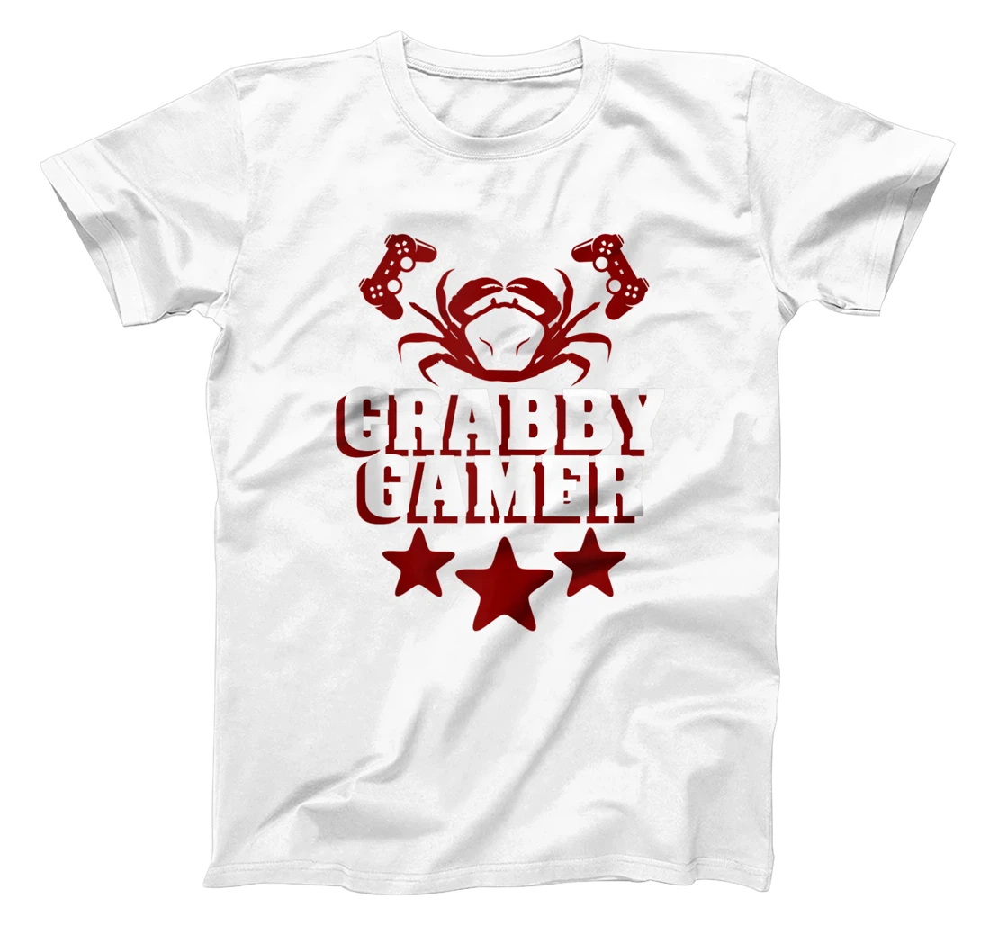 Crabby Gamer Funny Gaming T-Shirt, Women T-Shirt