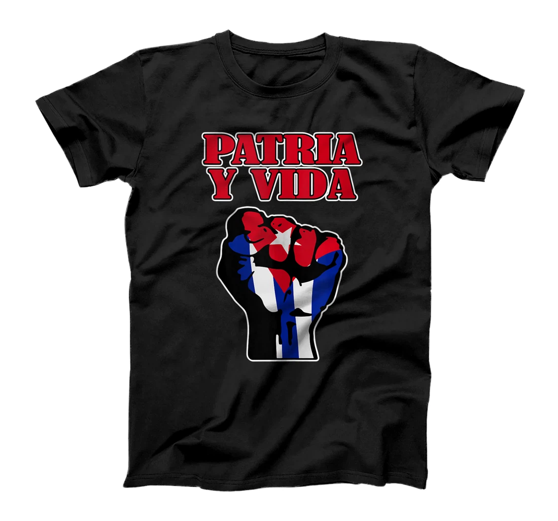 Patria Y Vida, Cuba Flag, Cuban Fist, Free Cuba, Cuba T-Shirt, Women T-Shirt