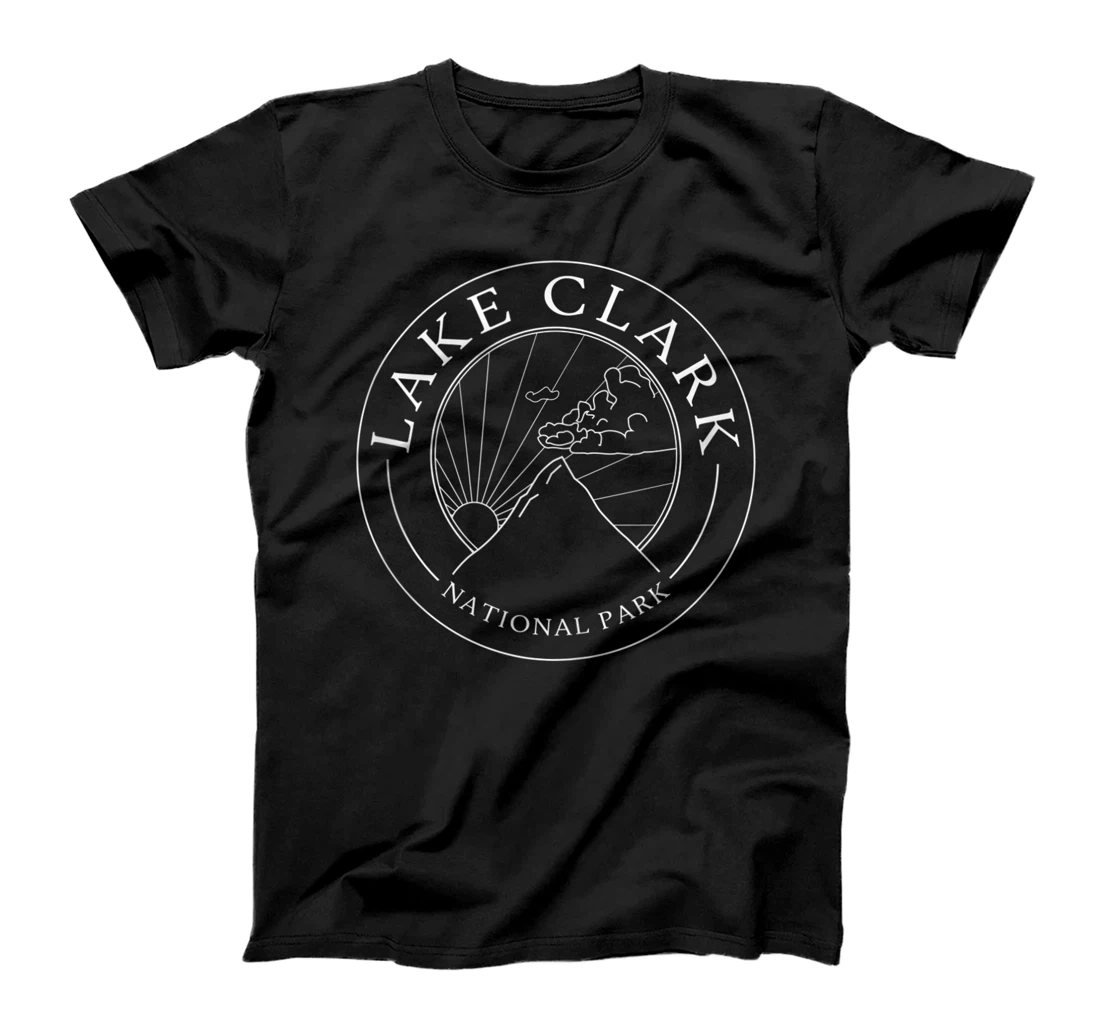 Lake Clark Alaska National Park Logo Travel T-Shirt, Women T-Shirt