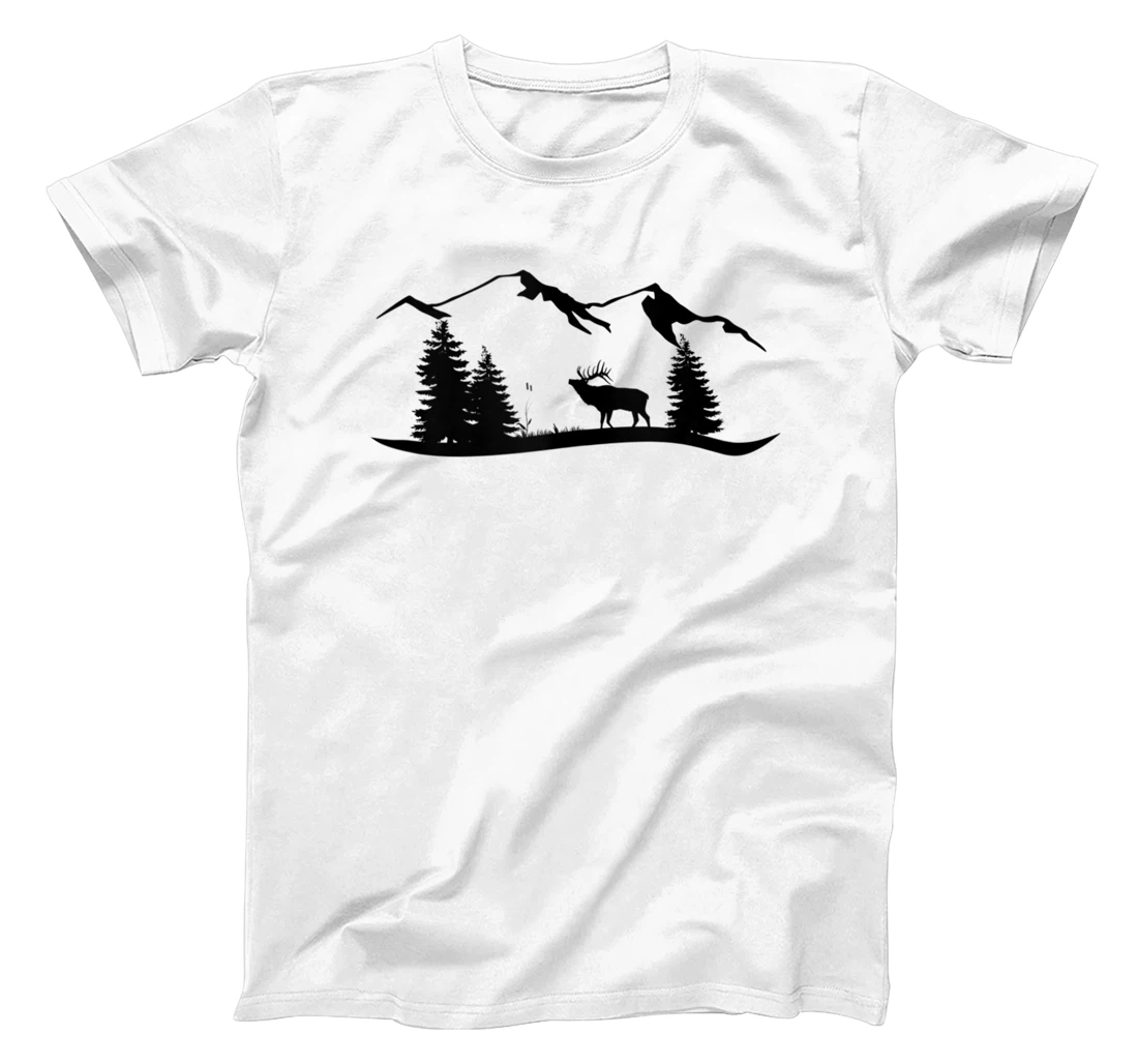 Wild Hunting Outdoors Rocky Mountain Elk T-Shirt, Women T-Shirt