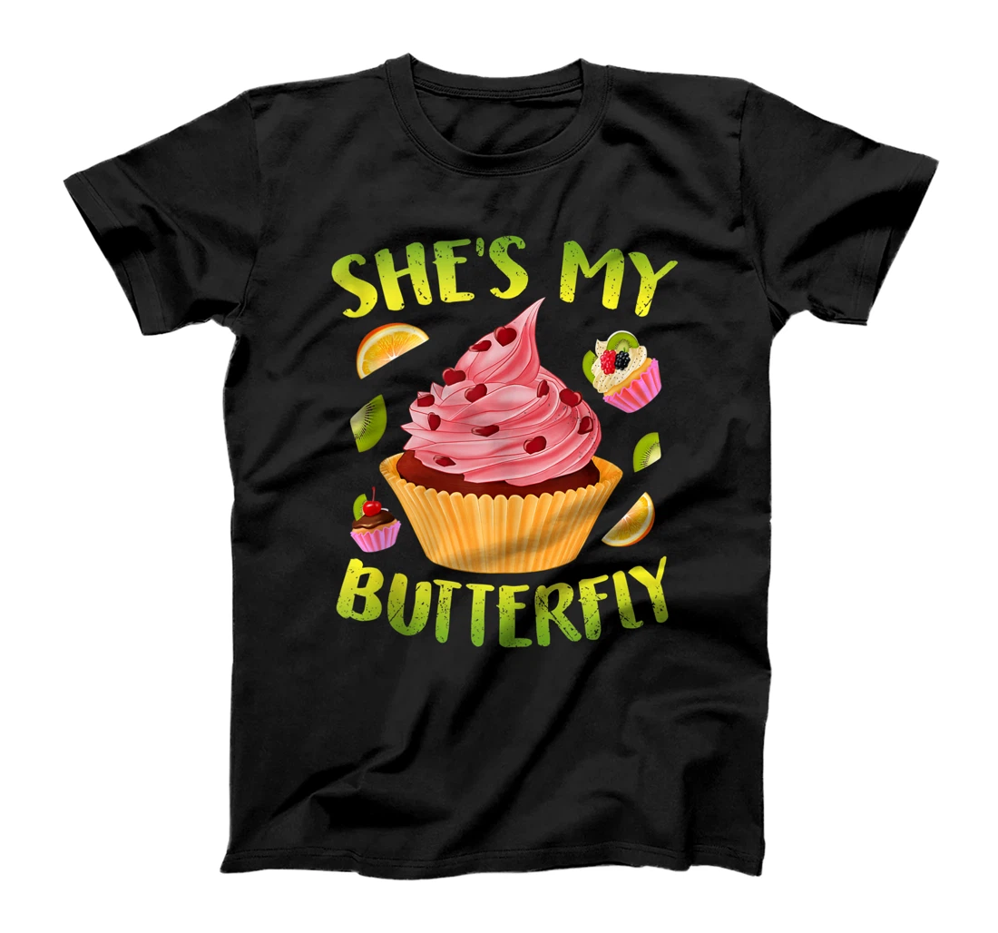 She's My Cupcake She's My Butterfly LGBTQI Pride T-Shirt, Women T-Shirt