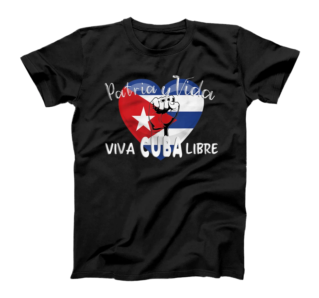 Patria y Vida Viva CUBA Libre Orgullo Cubano T-Shirt, Women T-Shirt