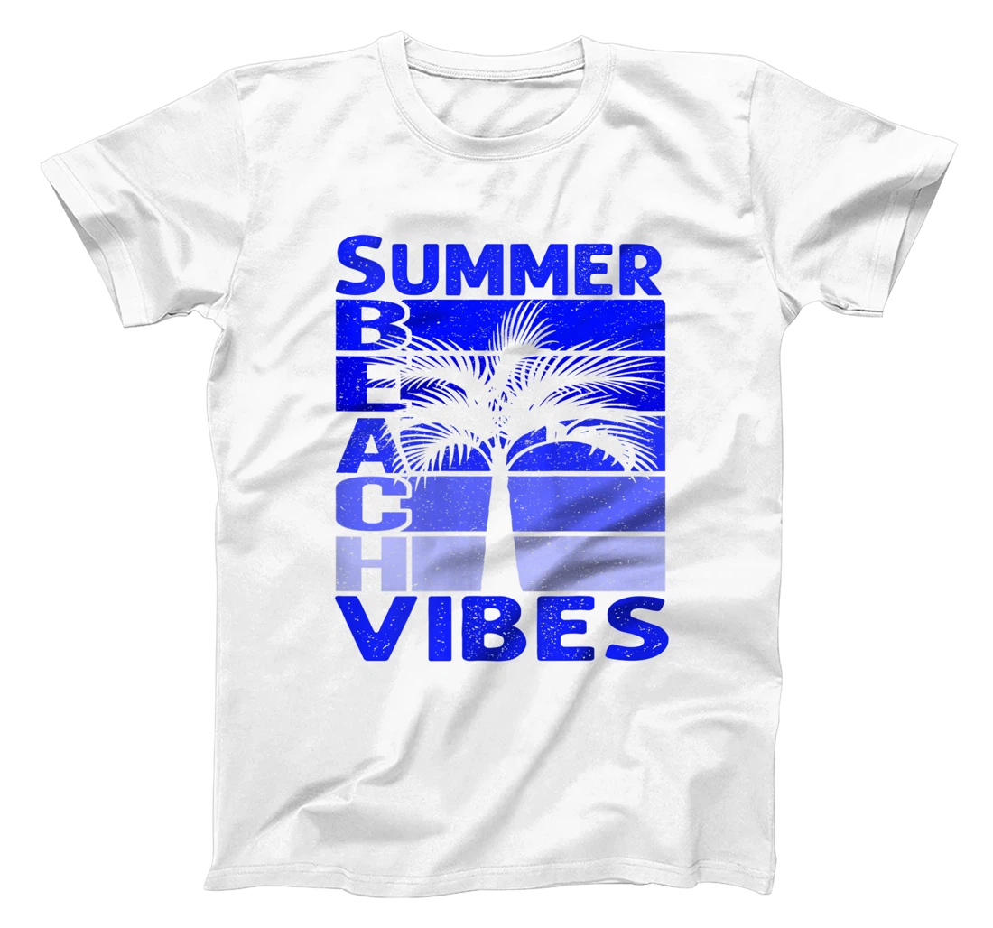 Womens Summer Beach Vibes Weekend Getaway Family Vacation Palm Tree T-Shirt, Women T-Shirt