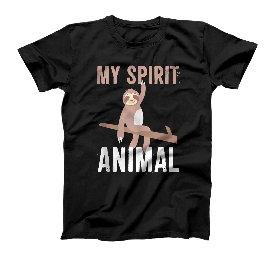 Sloth is my spirit animal hilarious cute design T-Shirt, Women T-Shirt