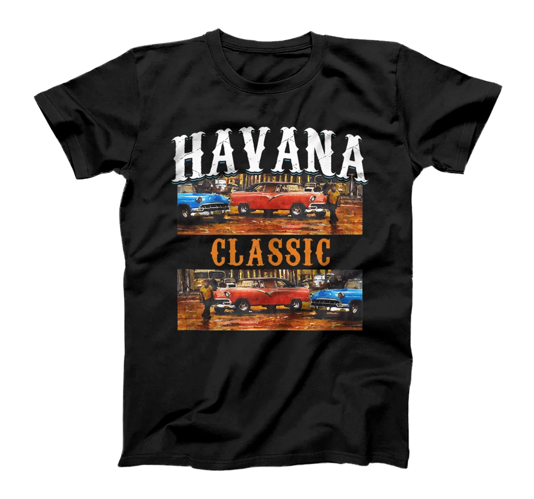 Havana Classic - Cuban Vintage Car Art T-Shirt, Women T-Shirt