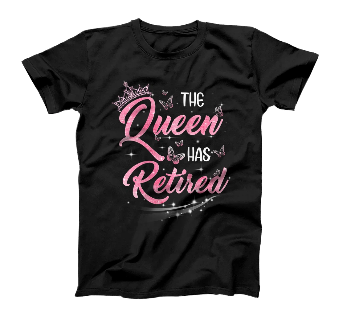 Womens The Queen Has Retired Funny Retirement Gift for Grandma Nana T-Shirt, Women T-Shirt