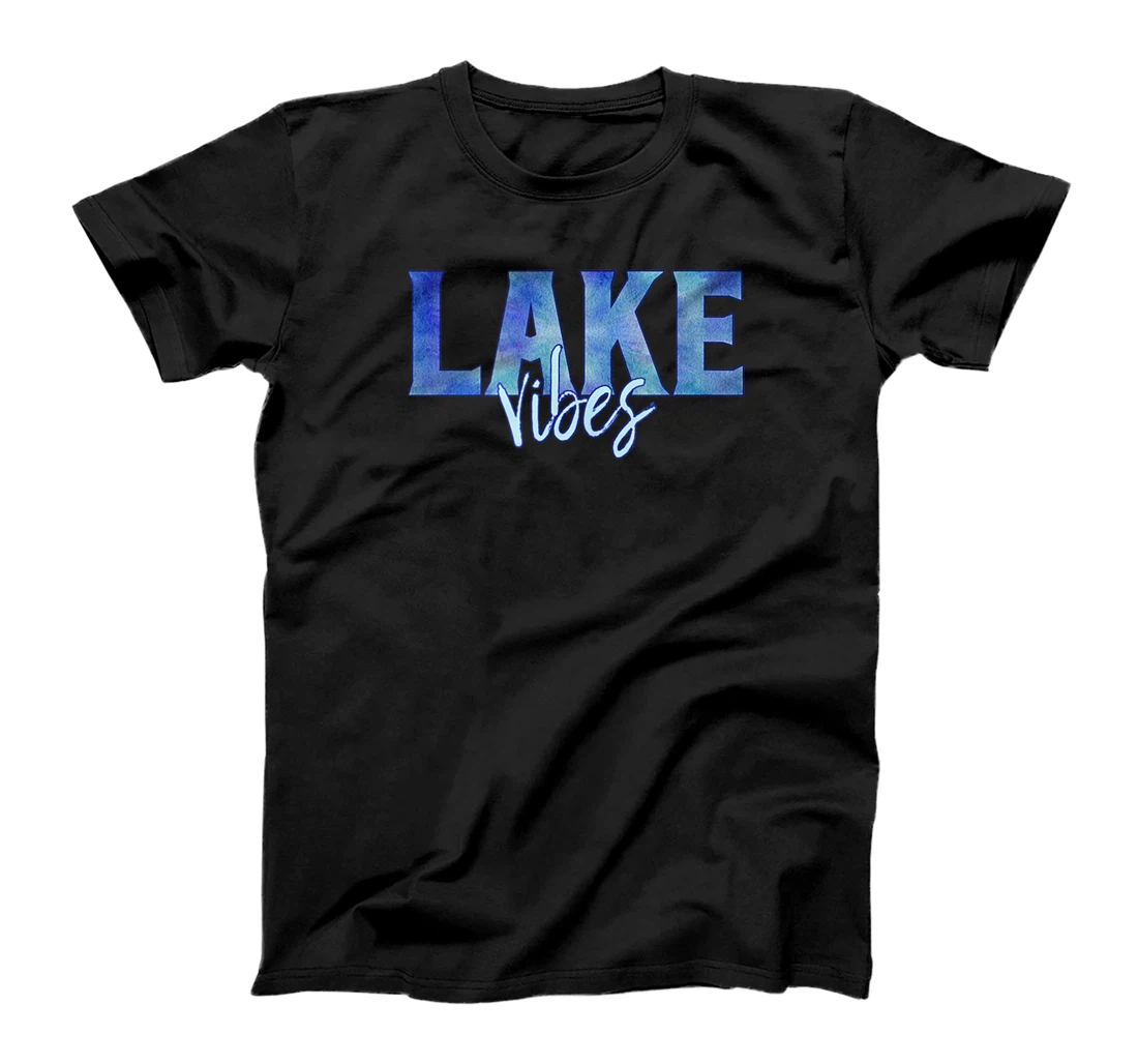 Lake Vibes Boating Fishing Camping Vacation T-Shirt, Women T-Shirt