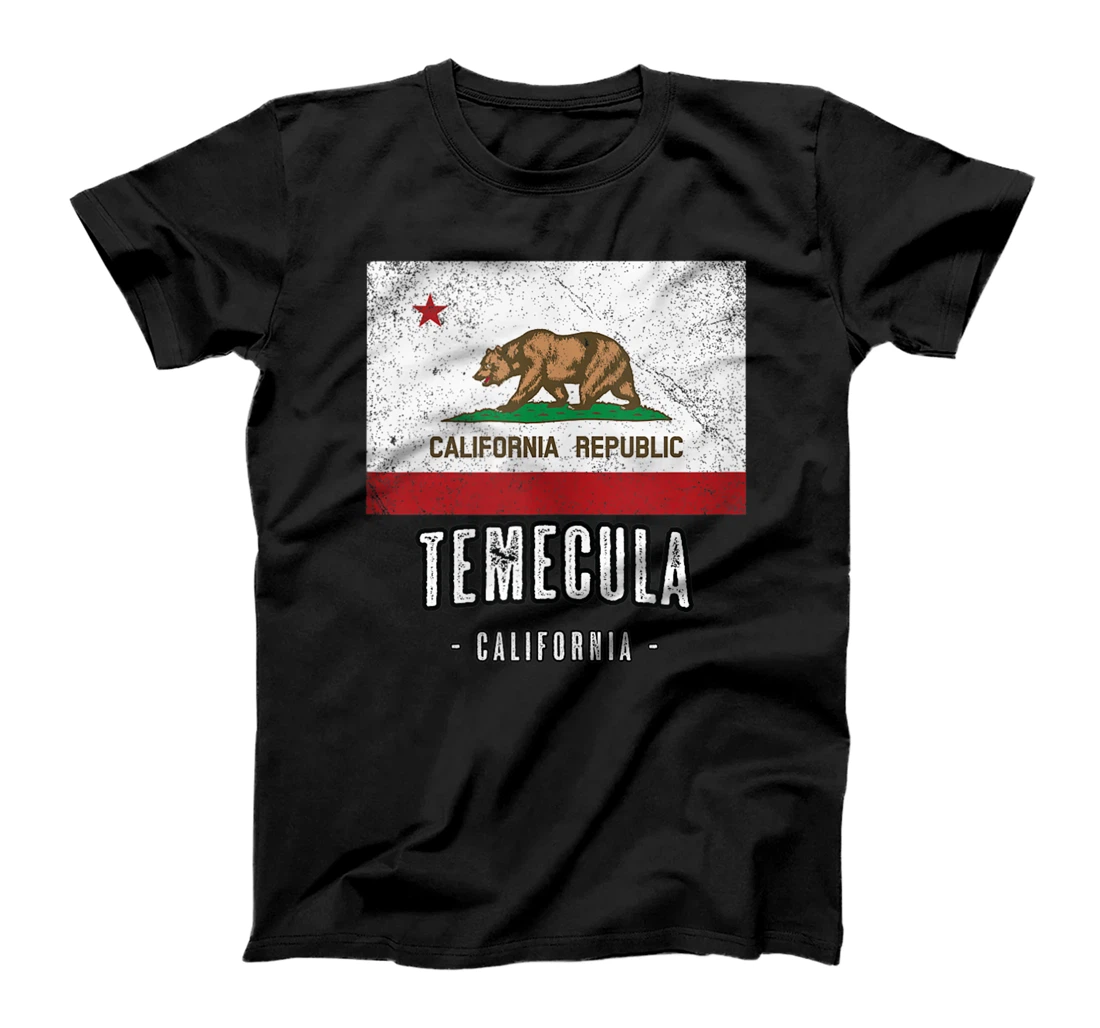 Personalized TEMECULA - California | Cali City Souvenir - CA Flag Top T-Shirt, Women T-Shirt