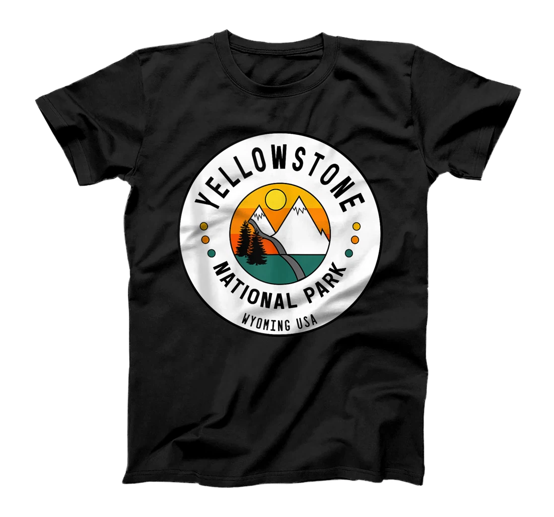 Personalized Graphic Yellowstone Wyoming National Park T-Shirt, Women T-Shirt