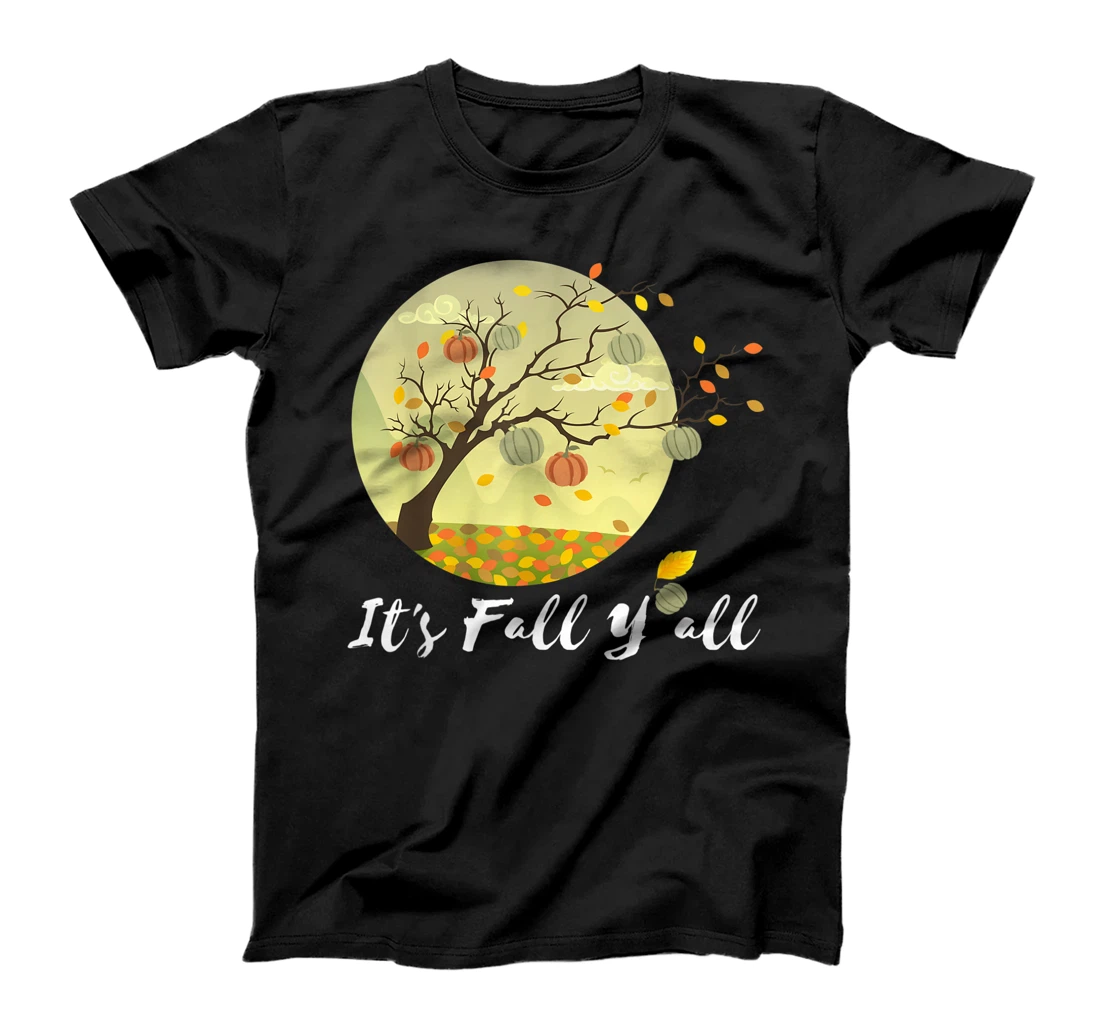 Personalized It's Fall Y'all Time T-Shirt, Women T-Shirt