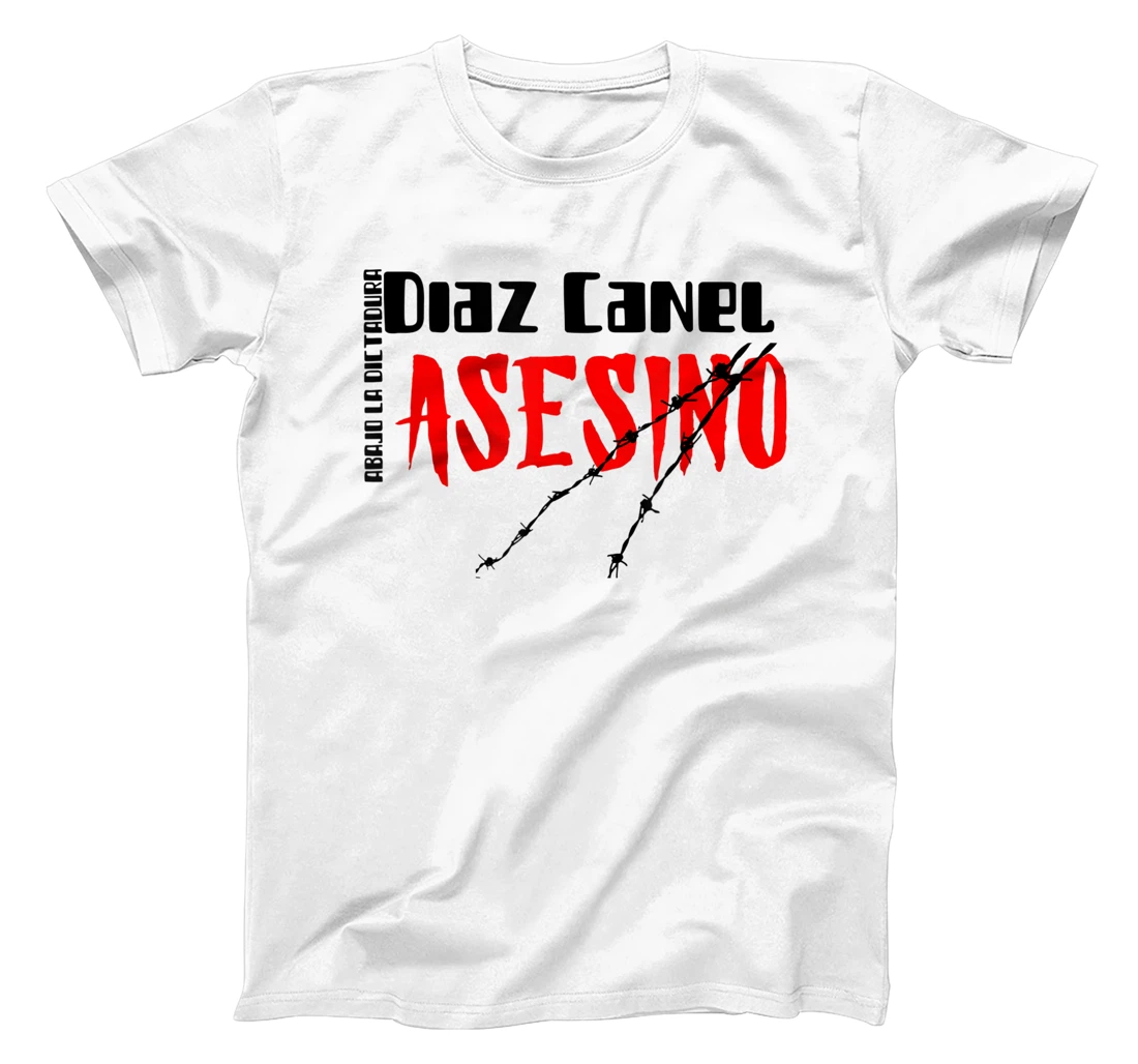 Personalized Diaz Canel Asesino Abajo la Dictadura Diaz Canel Singao T-Shirt, Women T-Shirt