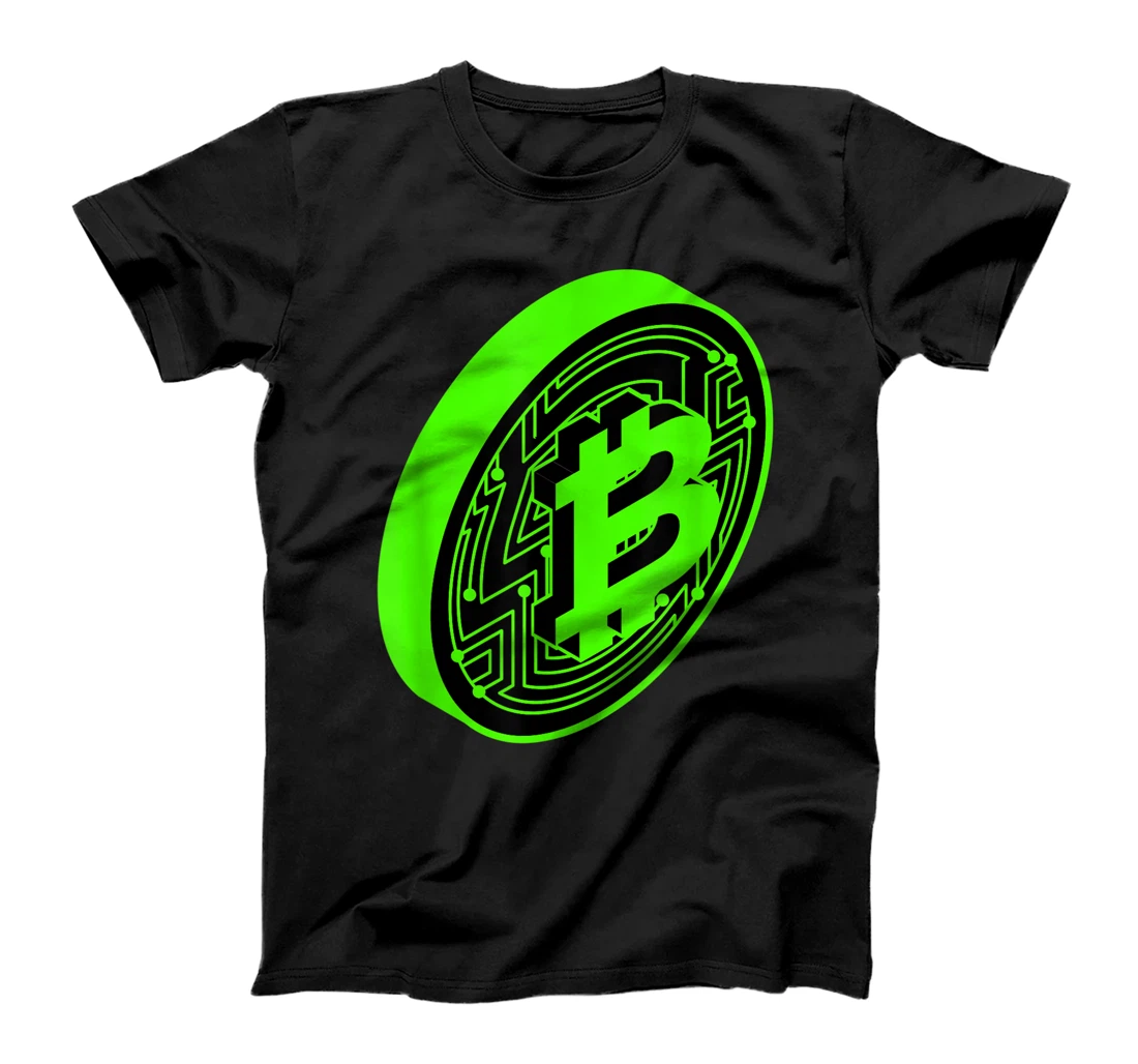 Personalized Bitcoin Blockchain Satoshi Crypto T-Shirt, Women T-Shirt