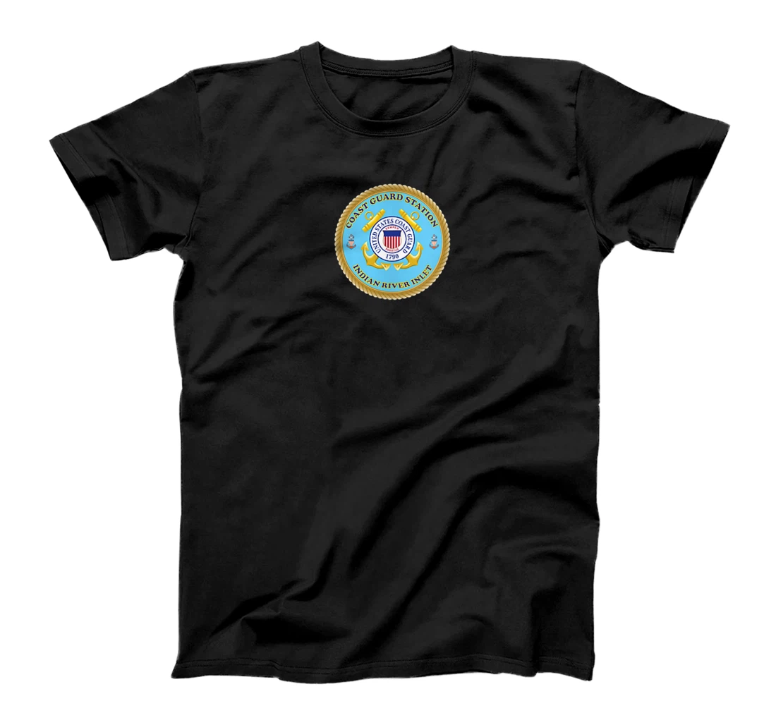 Personalized COAST GUARD STATION INDIAN RIVER INLET PATCH IMAGE T-Shirt, Women T-Shirt