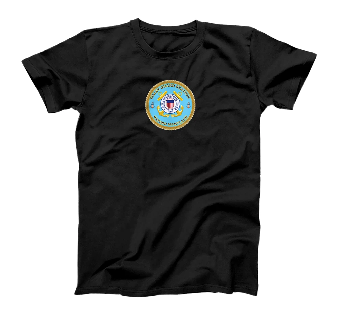 Personalized COAST GUARD STATION OXFORD MARYLAND PATCH IMAGE T-Shirt, Women T-Shirt