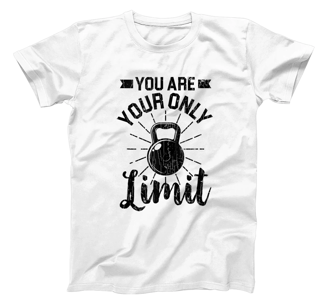 Personalized You Are Your Only Limit Funny Inspiring Motivational Graphic T-Shirt, Women T-Shirt