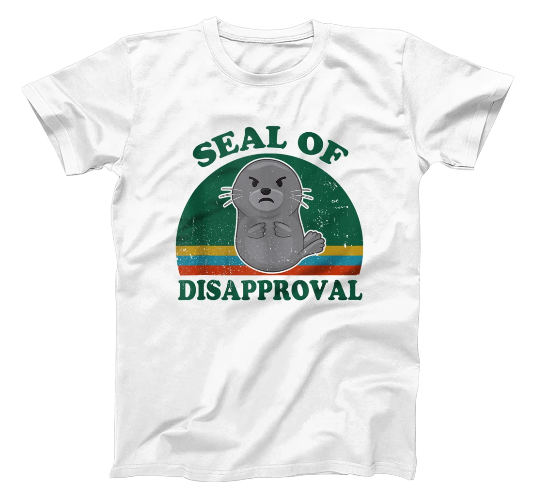 Personalized Funny Seal of Disapproval for Beach Ocean Animal Lover T-Shirt, Women T-Shirt