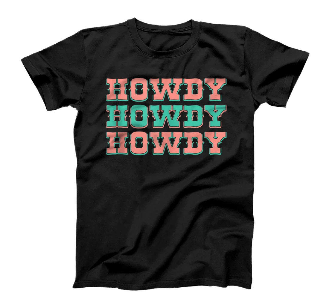 Personalized Howdy Shirt Cowboy Western Rodeo Southern Country Cowgirl T-Shirt, Women T-Shirt