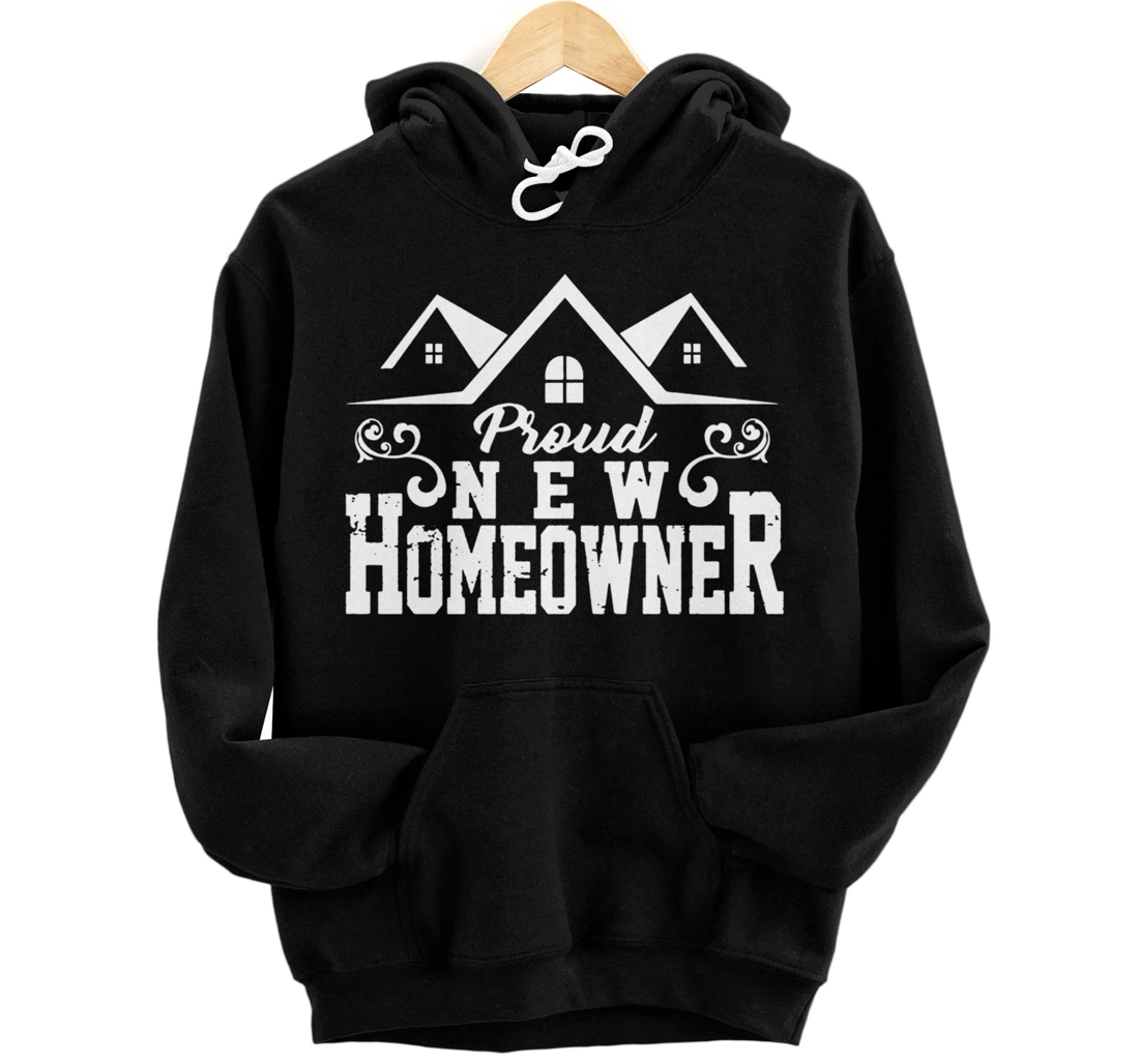 Real Estate Homeowner Front, Back Print Pullover Hoodie