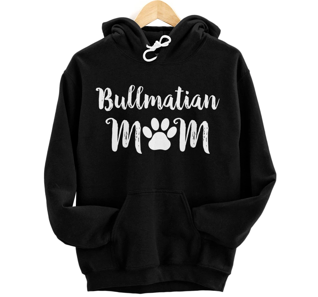Personalized Bullmatian Mom Dog Lover Women Pullover Hoodie