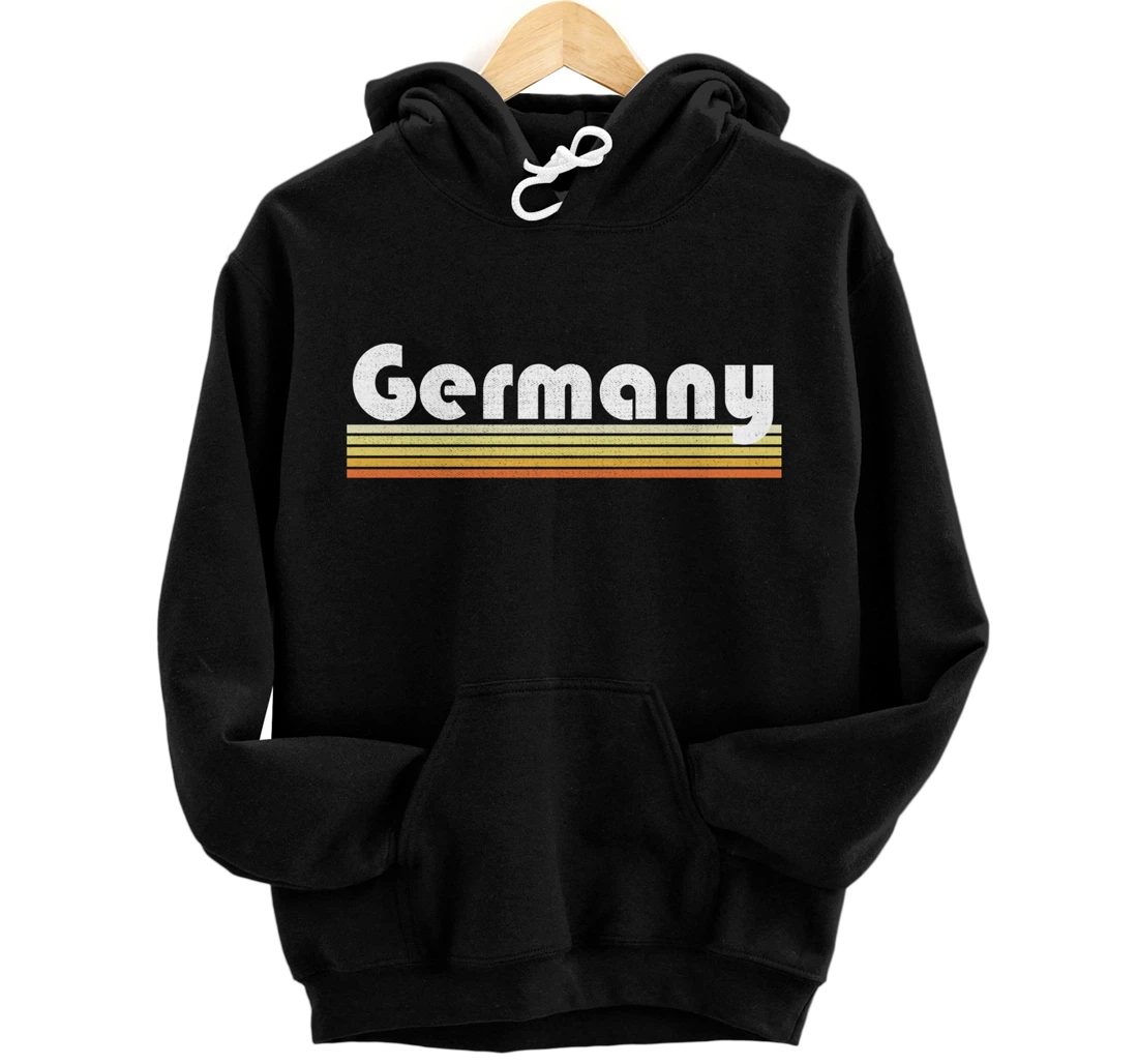 Personalized Germany Retro Style Country Vintage Pride 70s 80s Home Gift Pullover Hoodie