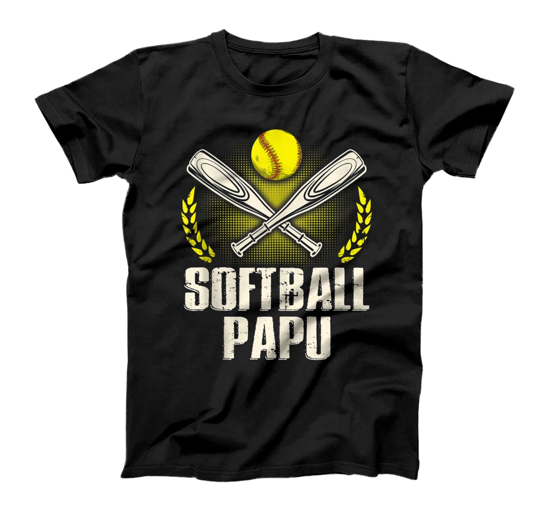 Personalized Softball Papu Funny Lovers Softball Player Cute T-Shirt, Women T-Shirt