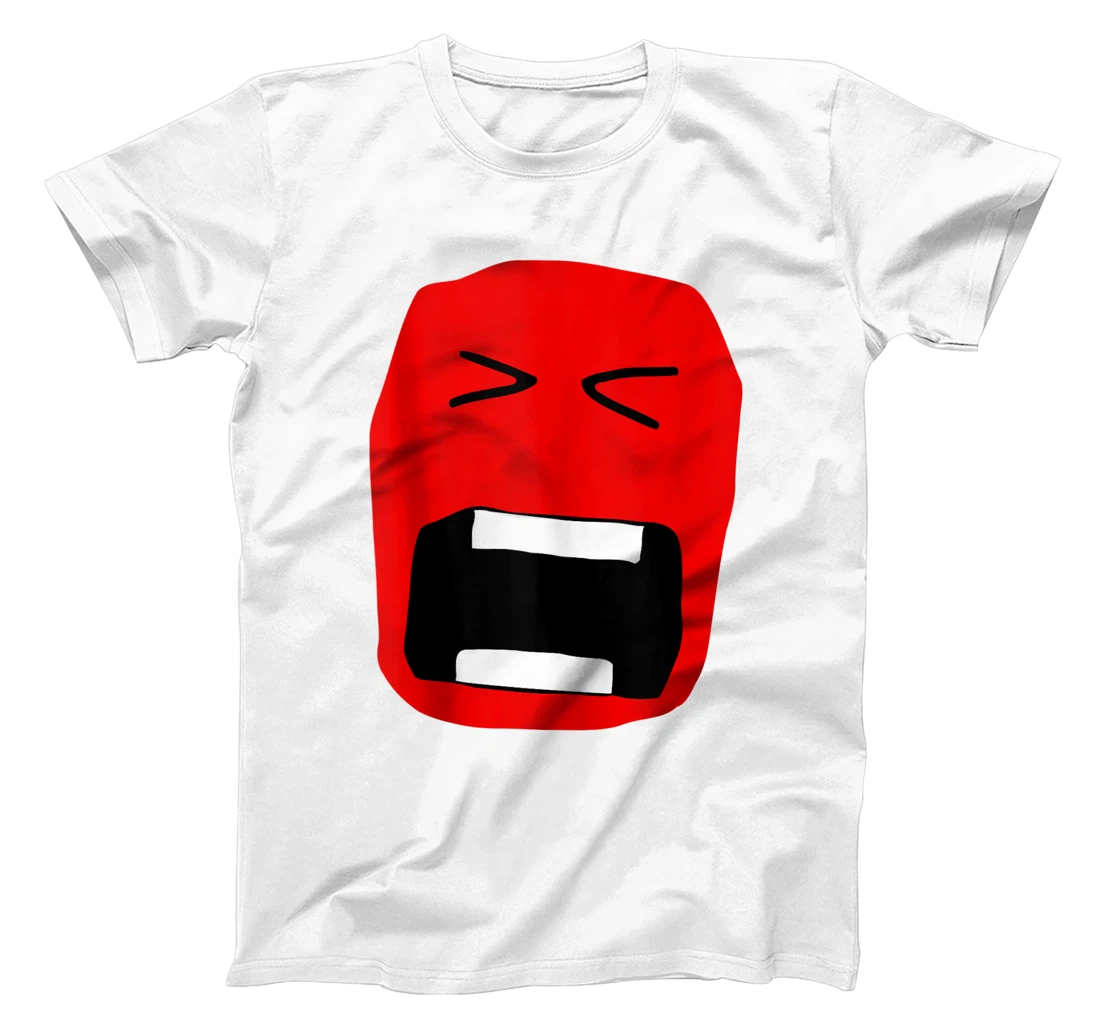 Personalized Angry Rage Quite Cartoon Face Emoji T-Shirt, Women T-Shirt