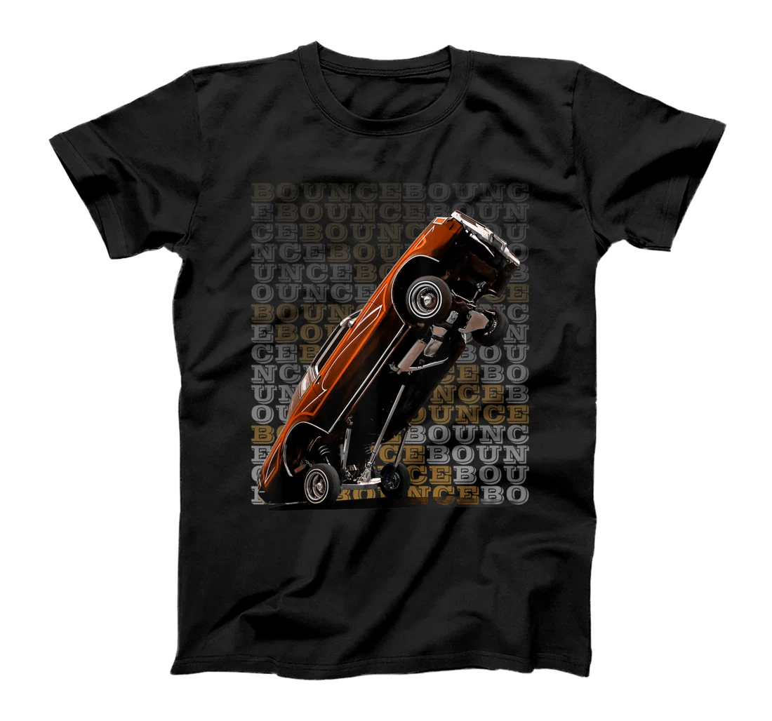 Personalized Bounce Bounce Low Rider Car T-Shirt, Women T-Shirt