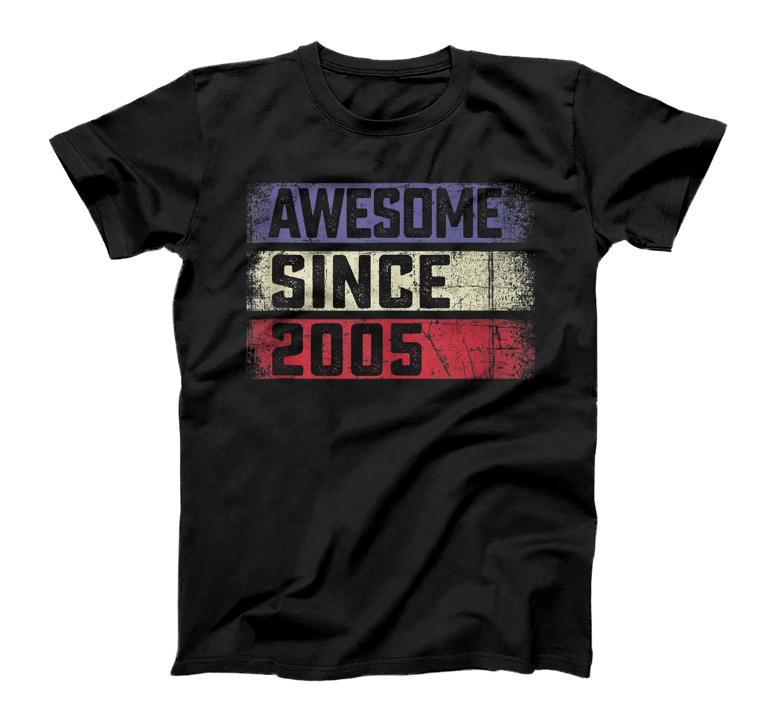 Personalized Awesome Since 2005 Shirt Merica USA 4th of July Boys Girls T-Shirt, Women T-Shirt