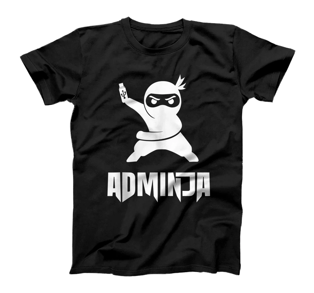Personalized Admin Funny Adminja Ninja Computer Specialist T-Shirt, Women T-Shirt