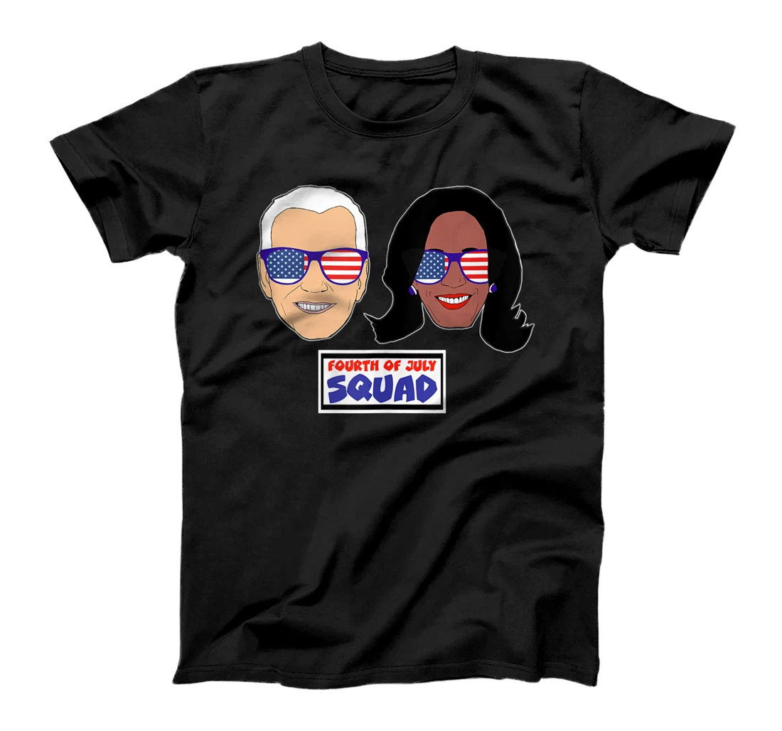 Personalized Biden/Harris Fourth of July Squad T-Shirt, Women T-Shirt