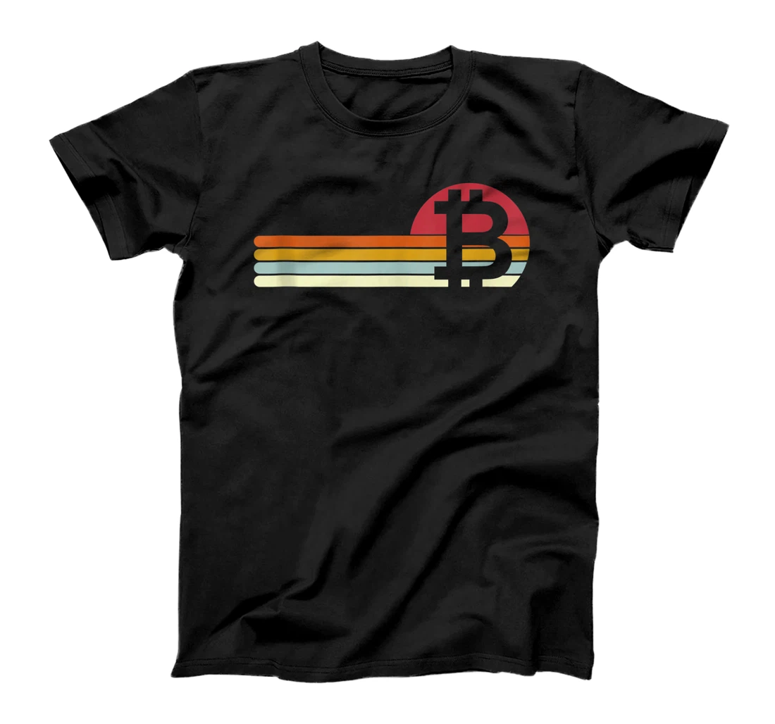 Personalized Sunset Btc Bitcoin T-Shirt, Women T-Shirt
