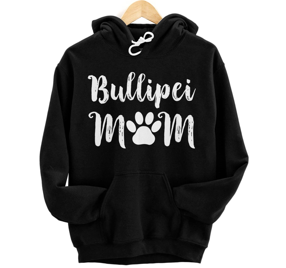 Personalized Bullipei Mom Dog Lover Women Pullover Hoodie