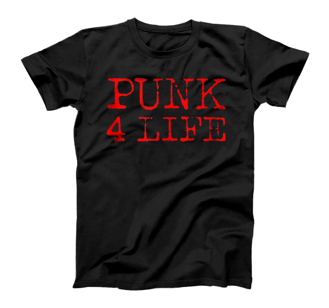 Personalized Punk For Life - EGirl EBoy Punk Rock Concert Festival Edgy T-Shirt, Women T-Shirt