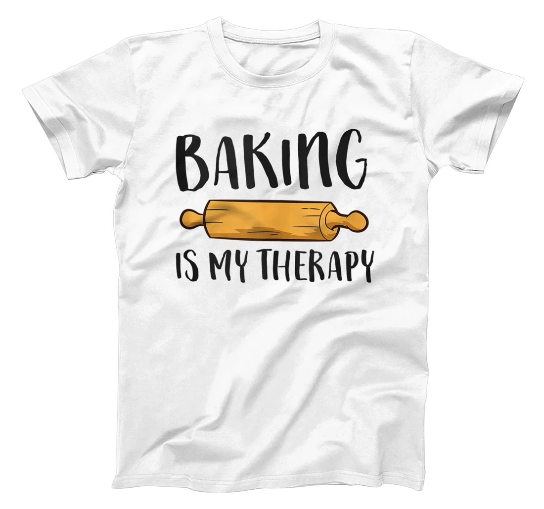 Personalized Baking Is My Therapy Funny Cookie Baking Baker T-Shirt, Women T-Shirt