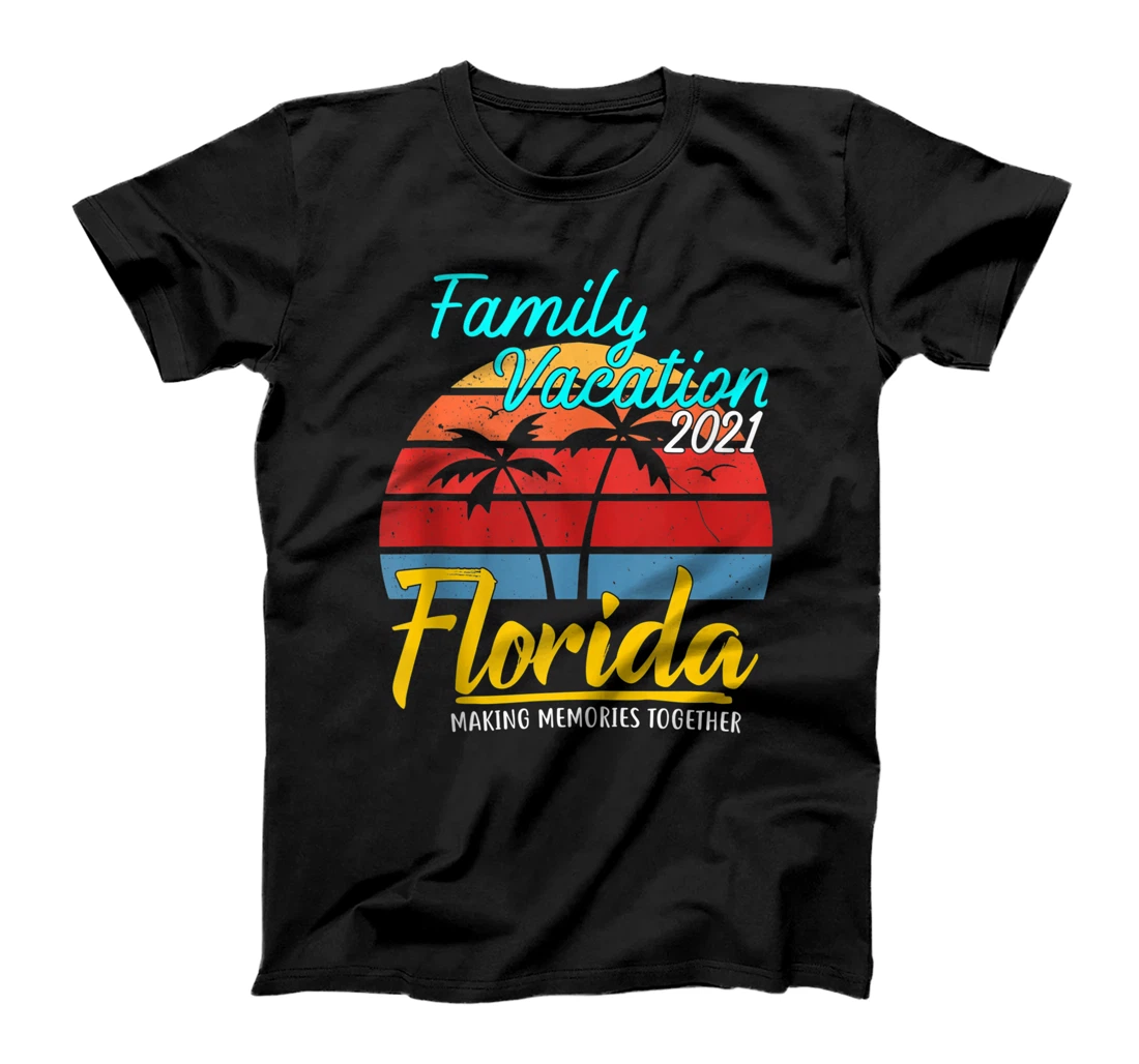 Personalized Family Vacation Florida 2021 Funny Summer Vacation Family T-Shirt, Women T-Shirt