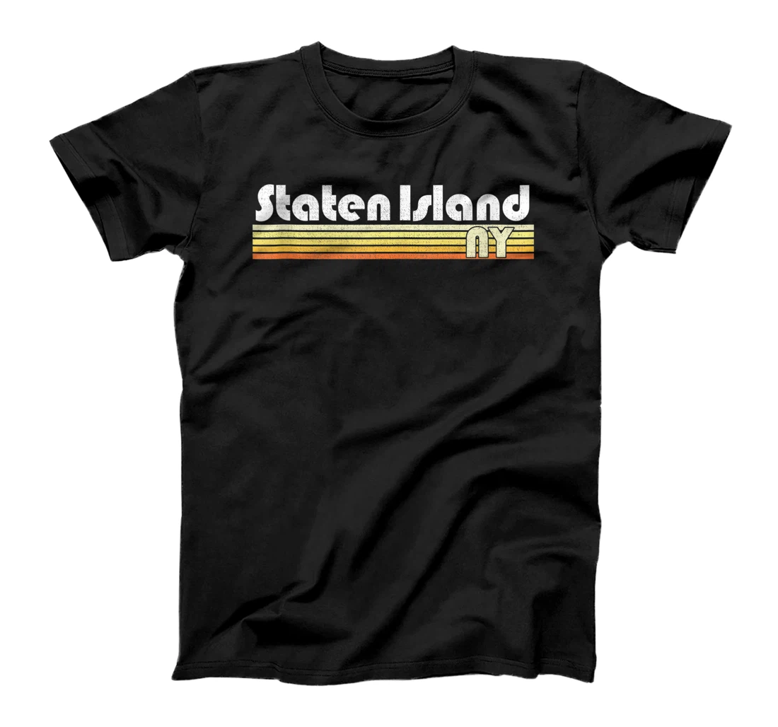 Personalized Staten Island New York Retro Style Vintage Pride 70s 80s 90s T-Shirt, Women T-Shirt