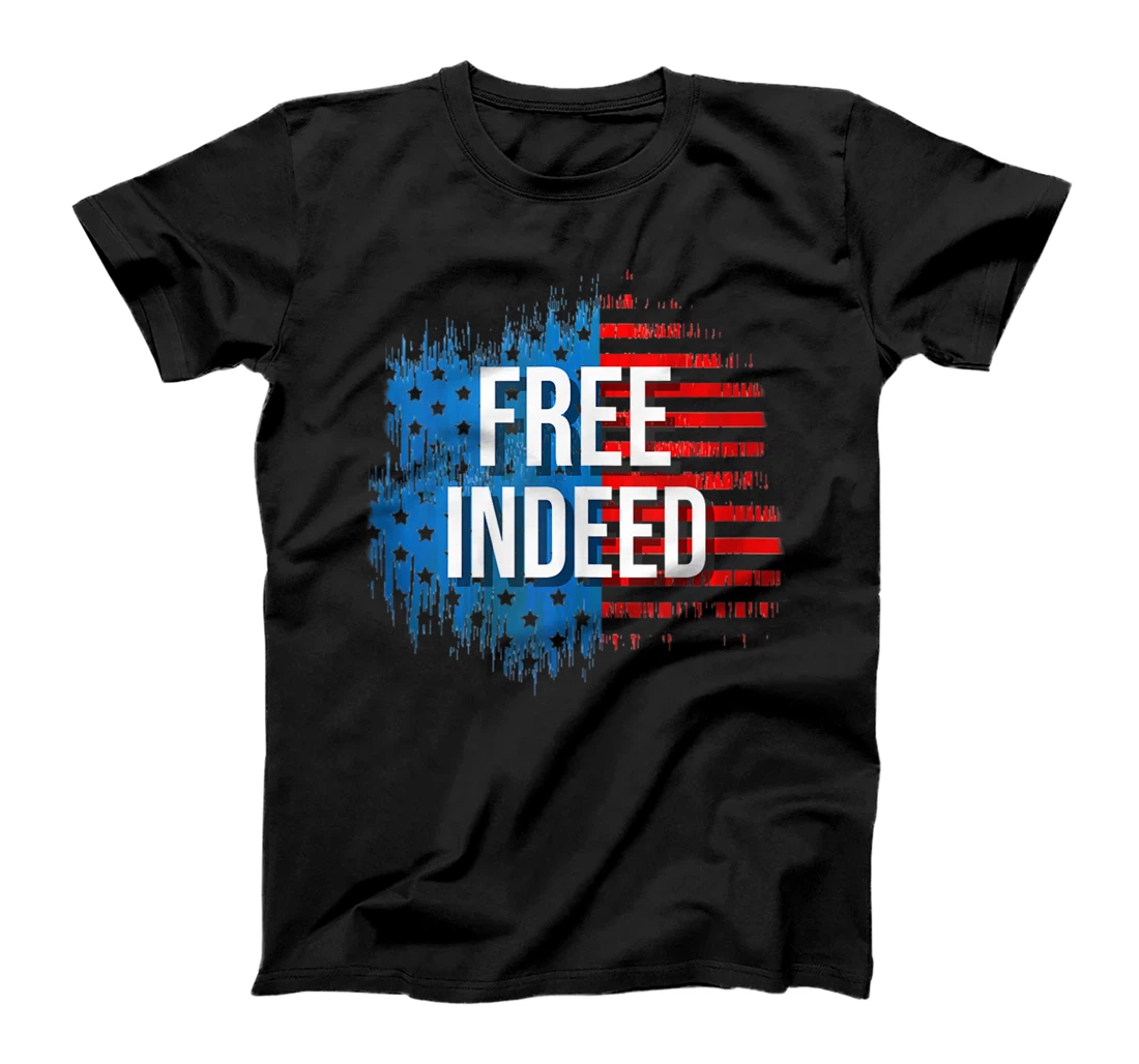 Personalized Inspirational Christian Quote Retro American Flag Artwork T-Shirt, Women T-Shirt