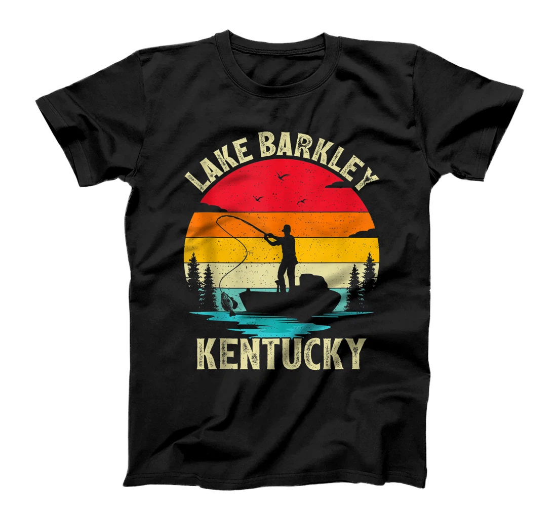 Summer Vacation Fishing Vintage Retro Kentucky Barkley Lake T-Shirt, Women T-Shirt