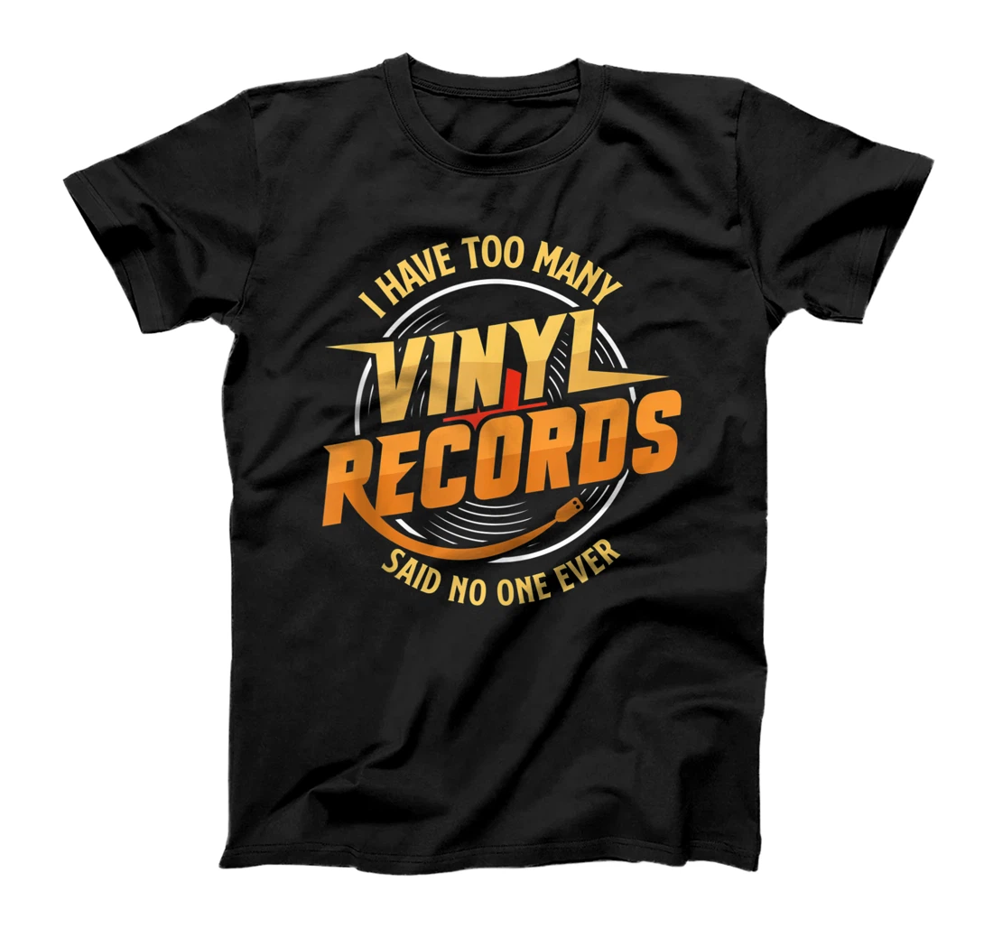 Personalized Vinyl Records LP Collector Record Lover Audiophile Vintage T-Shirt, Women T-Shirt
