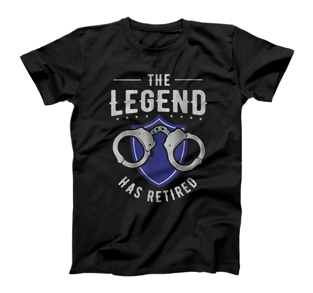 Personalized Retired Police Officer or The Legend has Retired T-Shirt, Kid T-Shirt and Women T-Shirt